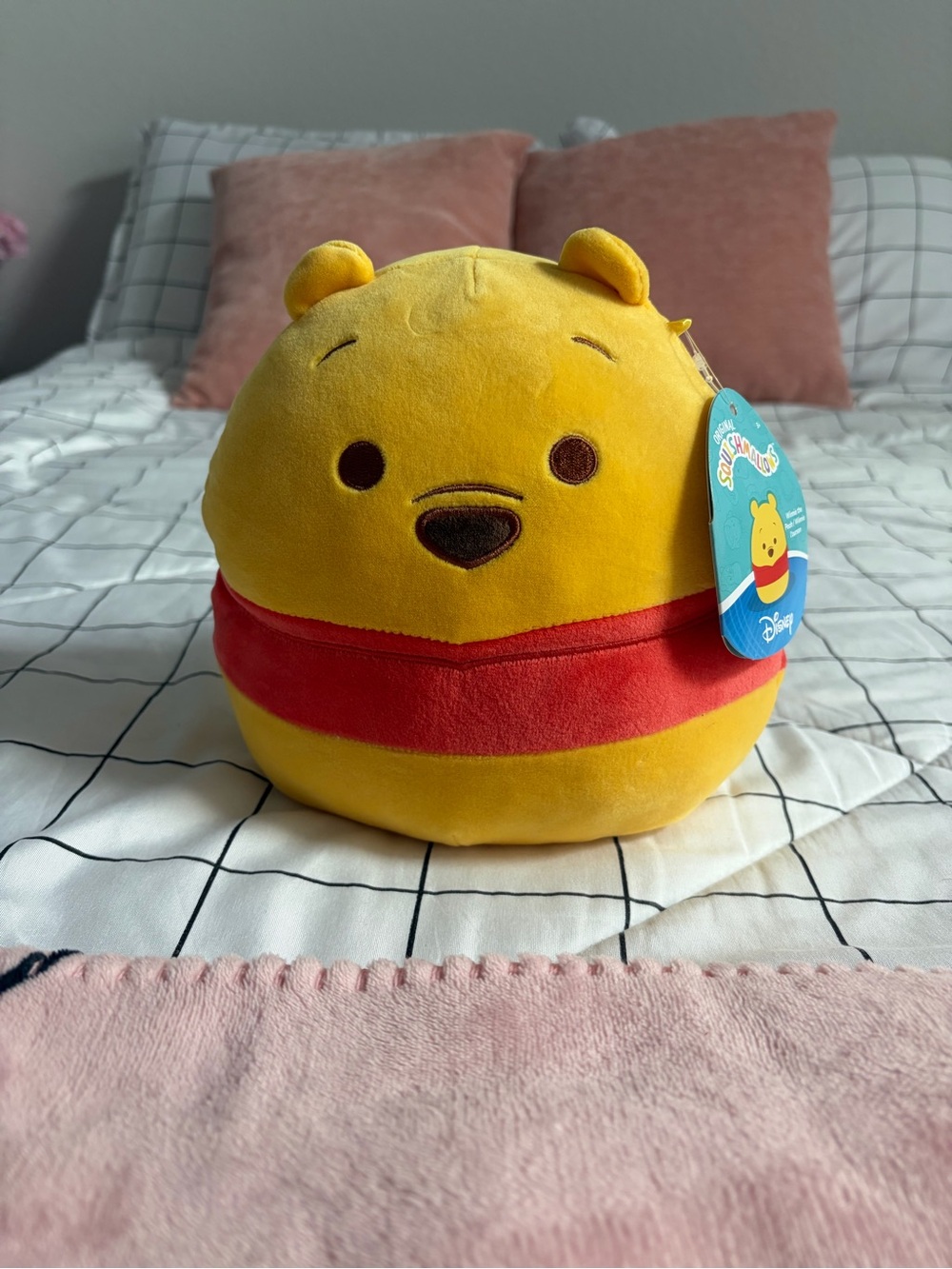 Disney Yellow and Red Winnie the Pooh Plush